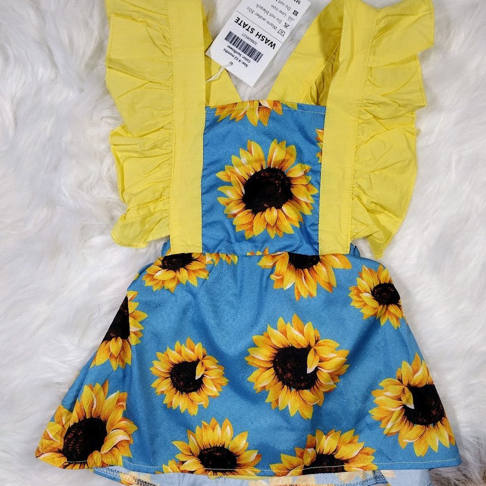 NWT 9-12M Sunflower Dress